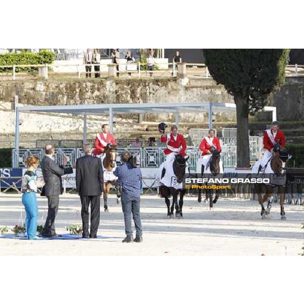 The Team of Germany wins the Nation\'s Cup in Rome Roma - 80° Csio Piazza di Siena, 25th may 2012 ph..Stefano Grasso