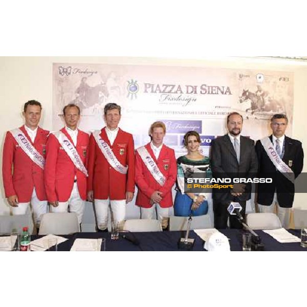 The Team of Germany wins the Nation\'s Cup in Rome Roma - 80° Csio Piazza di Siena, 25th may 2012 ph..Stefano Grasso