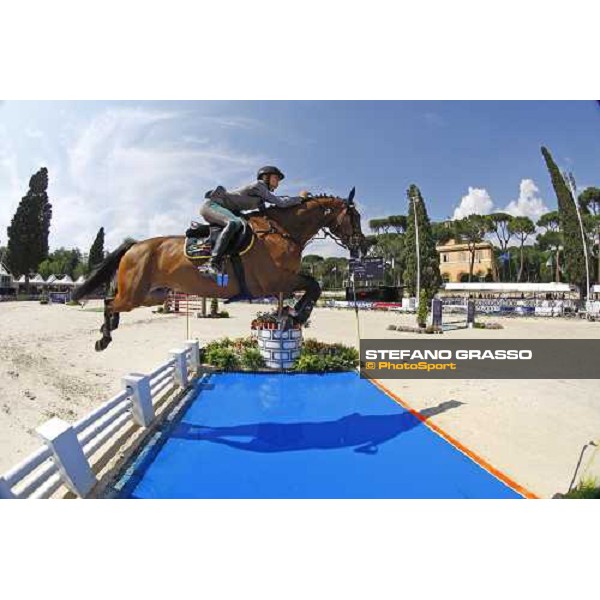 Francesca Capponi on Stallone during the Nation\'s Cup in Rome Roma - 80° Csio Piazza di Siena, 25th may 2012 ph..Stefano Grasso