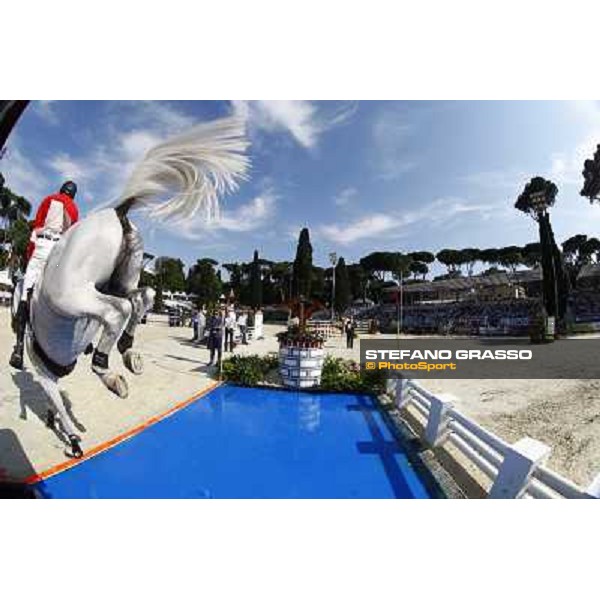 The Team of Germany wins the Nations\' Cup Marco Kutscher on Cornet Obolensky Roma - Villa Borghese - 80° Csio Piazza di Siena, 25th may 2012 ph.Stefano Grasso