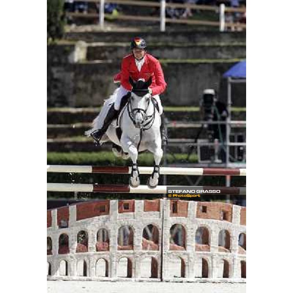 The Team of Germany wins the Nations\' Cup Marco Kutscher on Cornet Obolensky Roma - Villa Borghese - 80° Csio Piazza di Siena, 25th may 2012 ph.Stefano Grasso