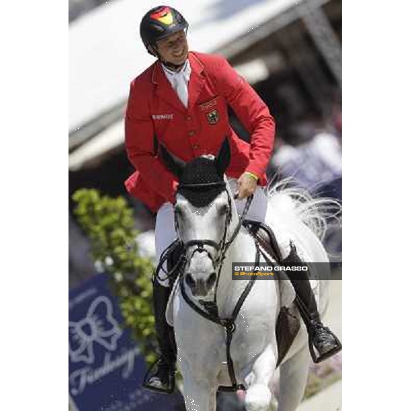The Team of Germany wins the Nations\' Cup Marco Kutscher on Cornet Obolensky Roma - Villa Borghese - 80° Csio Piazza di Siena, 25th may 2012 ph.Stefano Grasso