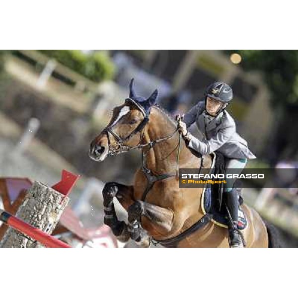 Francesca Capponi on Stallone during the the Nations\' Cup Roma - Villa Borghese - 80° Csio Piazza di Siena, 25th may 2012 ph.Stefano Grasso