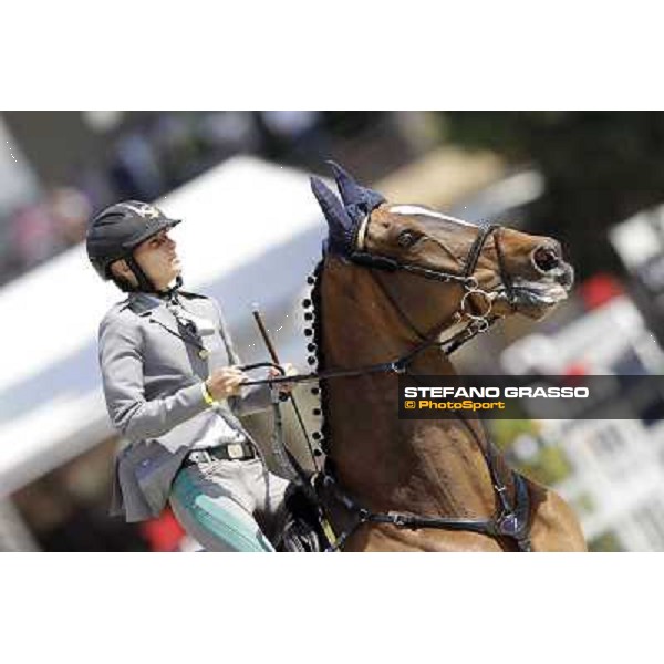 Francesca Capponi on Stallone during the the Nations\' Cup Roma - Villa Borghese - 80° Csio Piazza di Siena, 25th may 2012 ph.Stefano Grasso