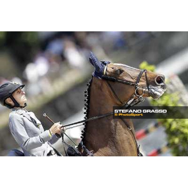 Francesca Capponi on Stallone during the the Nations\' Cup Roma - Villa Borghese - 80° Csio Piazza di Siena, 25th may 2012 ph.Stefano Grasso