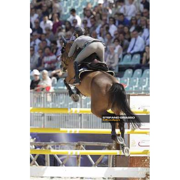 Francesca Capponi on Stallone during the the Nations\' Cup Roma - Villa Borghese - 80° Csio Piazza di Siena, 25th may 2012 ph.Stefano Grasso