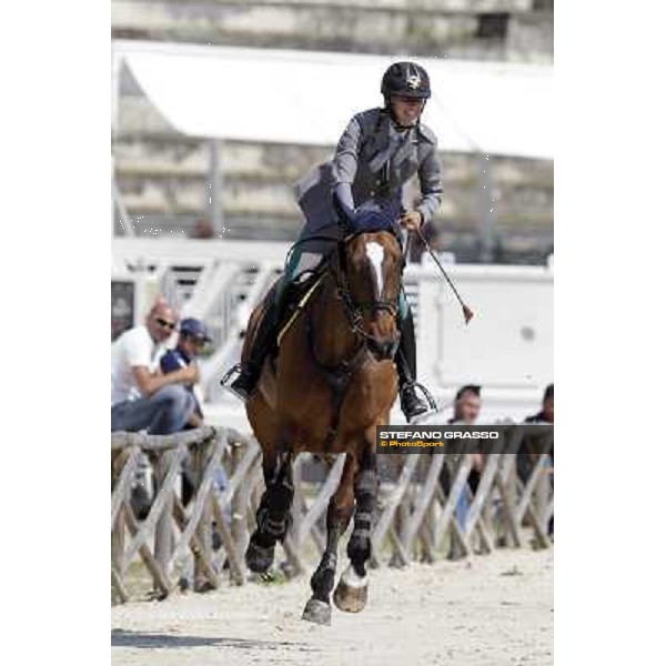 Francesca Capponi on Stallone during the the Nations\' Cup Roma - Villa Borghese - 80° Csio Piazza di Siena, 25th may 2012 ph.Stefano Grasso