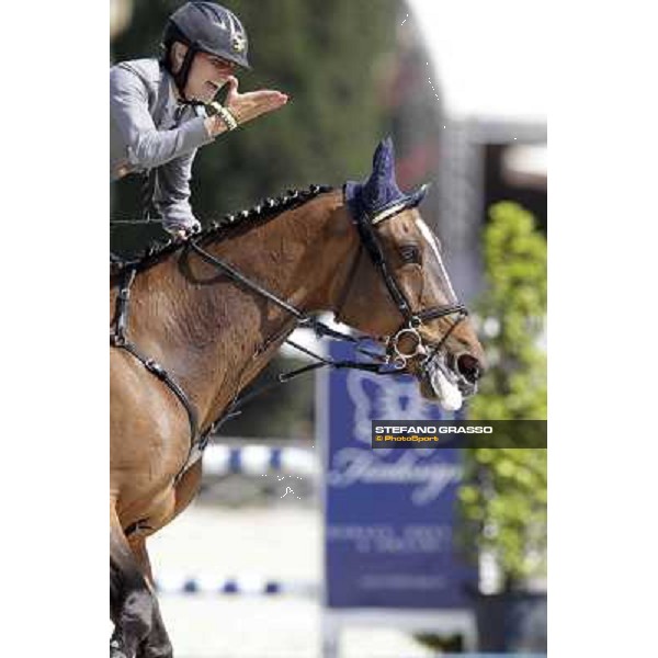 Francesca Capponi on Stallone during the the Nations\' Cup Roma - Villa Borghese - 80° Csio Piazza di Siena, 25th may 2012 ph.Stefano Grasso