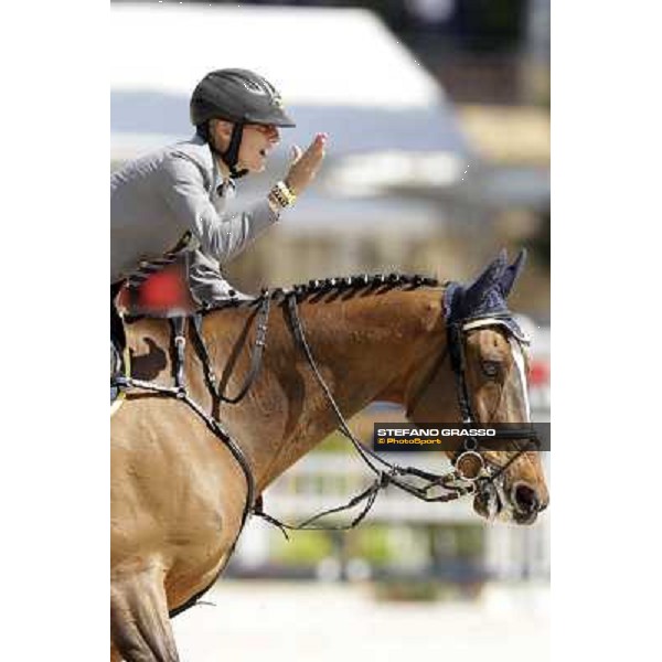 Francesca Capponi on Stallone during the the Nations\' Cup Roma - Villa Borghese - 80° Csio Piazza di Siena, 25th may 2012 ph.Stefano Grasso