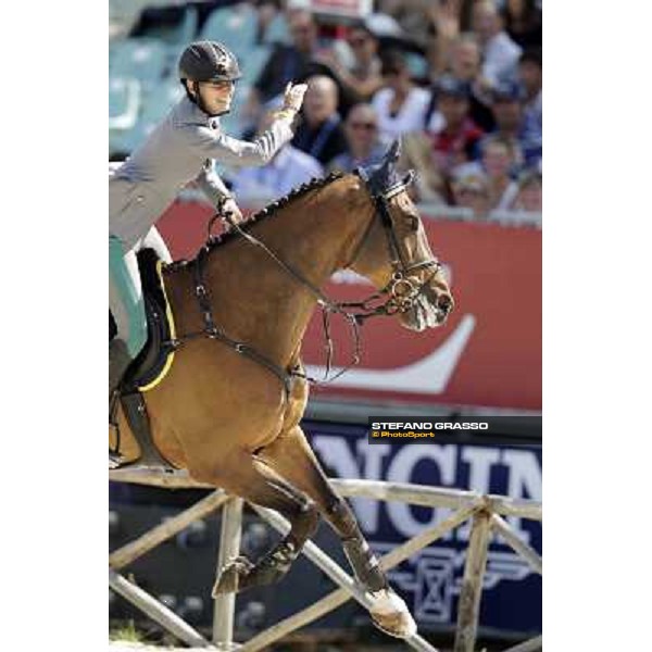 Francesca Capponi on Stallone during the the Nations\' Cup Roma - Villa Borghese - 80° Csio Piazza di Siena, 25th may 2012 ph.Stefano Grasso