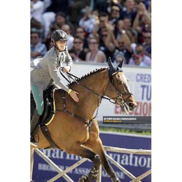 Francesca Capponi on Stallone during the the Nations\' Cup Roma - Villa Borghese - 80° Csio Piazza di Siena, 25th may 2012 ph.Stefano Grasso