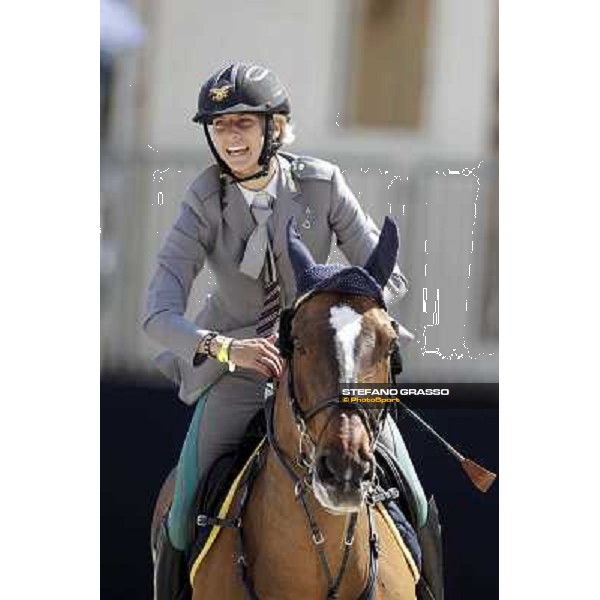 Francesca Capponi on Stallone during the the Nations\' Cup Roma - Villa Borghese - 80° Csio Piazza di Siena, 25th may 2012 ph.Stefano Grasso
