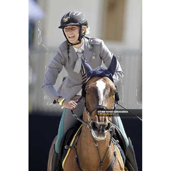 Francesca Capponi on Stallone during the the Nations\' Cup Roma - Villa Borghese - 80° Csio Piazza di Siena, 25th may 2012 ph.Stefano Grasso