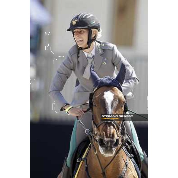 Francesca Capponi on Stalloni during the the Nations\' Cup Marco Kutscher on Cornet Obolensky Roma - Villa Borghese - 80° Csio Piazza di Siena, 25th may 2012 ph.Stefano Grasso