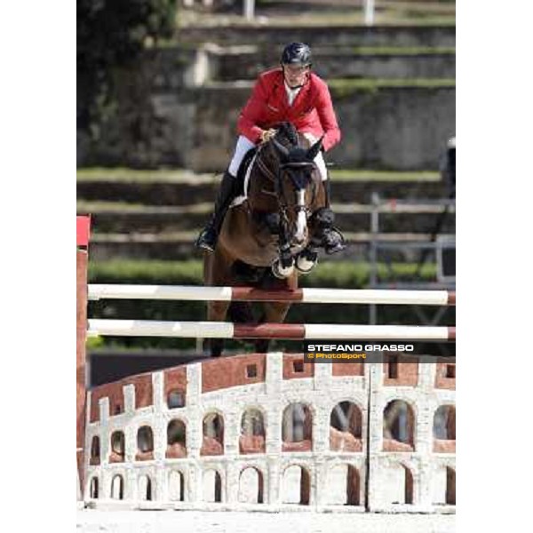 The Team of Germany wins the Nations\' Cup Christian Ahlmann on Taloubet Z Roma - Villa Borghese - 80° Csio Piazza di Siena, 25th may 2012 ph.Stefano Grasso