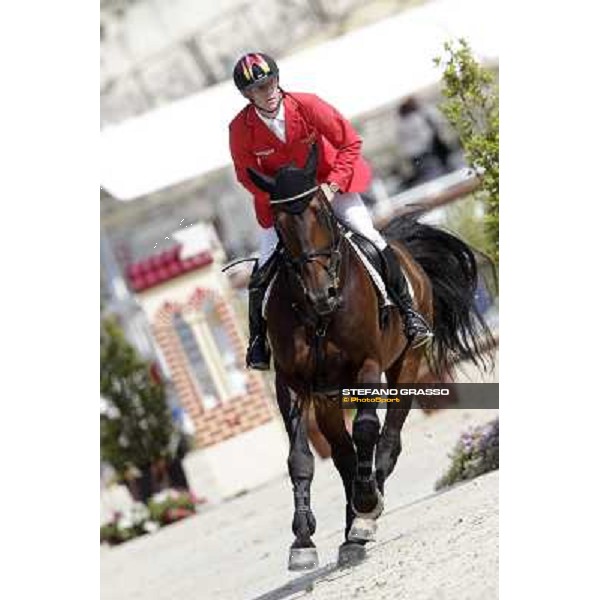 The Team of Germany wins the Nations\' Cup Marcus Ehning on Copin van de Broy Roma - Villa Borghese - 80° Csio Piazza di Siena, 25th may 2012 ph.Stefano Grasso