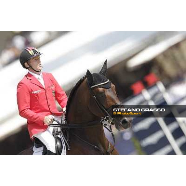 The Team of Germany wins the Nations\' Cup Marcus Ehning on Copin van de Broy Roma - Villa Borghese - 80° Csio Piazza di Siena, 25th may 2012 ph.Stefano Grasso