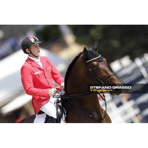 The Team of Germany wins the Nations\' Cup Marcus Ehning on Copin van de Broy Roma - Villa Borghese - 80° Csio Piazza di Siena, 25th may 2012 ph.Stefano Grasso