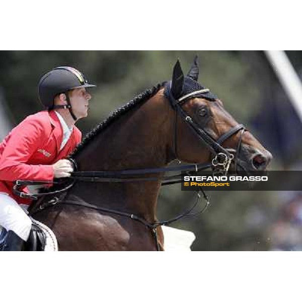The Team of Germany wins the Nations\' Cup Marcus Ehning on Copin van de Broy Roma - Villa Borghese - 80° Csio Piazza di Siena, 25th may 2012 ph.Stefano Grasso