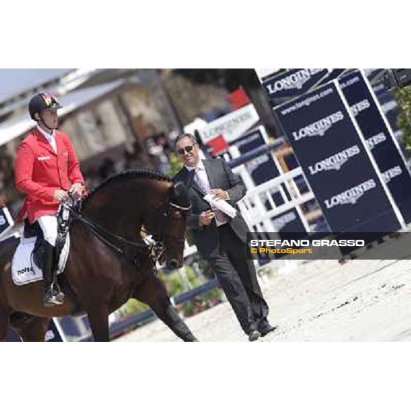 The Team of Germany wins the Nations\' Cup Marcus Ehning on Copin van de Broy Roma - Villa Borghese - 80° Csio Piazza di Siena, 25th may 2012 ph.Stefano Grasso