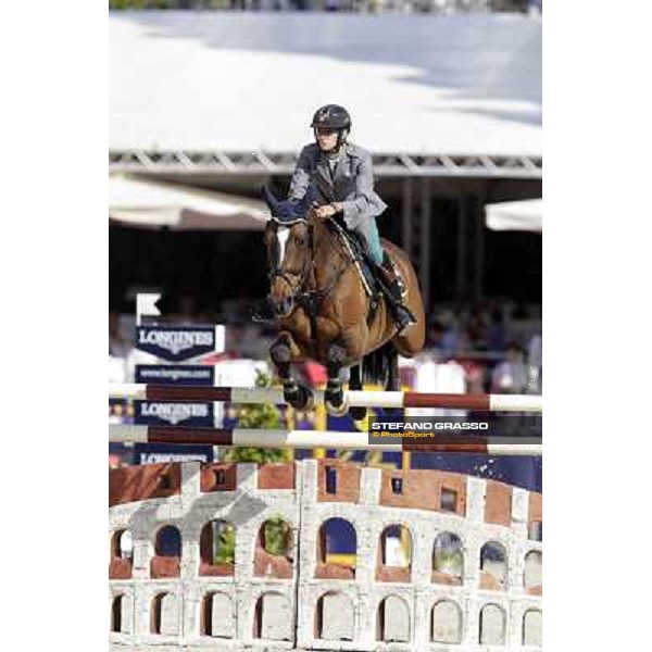 Francesca Capponi on Stallone during the the Nations\' Cup Roma - Villa Borghese - 80° Csio Piazza di Siena, 25th may 2012 ph.Stefano Grasso