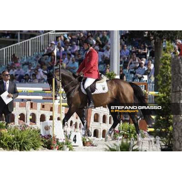 The Team of Germany wins the Nations\' Cup Christian Ahlmann on Taloubet Z Roma - Villa Borghese - 80° Csio Piazza di Siena, 25th may 2012 ph.Stefano Grasso