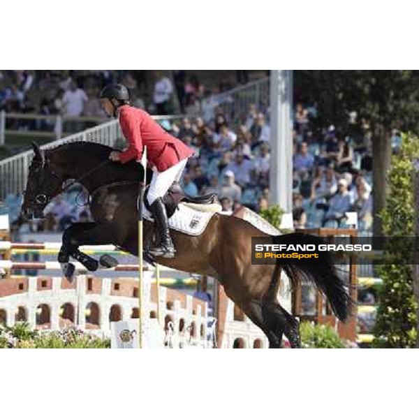 The Team of Germany wins the Nations\' Cup Christian Ahlmann on Taloubet Z Roma - Villa Borghese - 80° Csio Piazza di Siena, 25th may 2012 ph.Stefano Grasso
