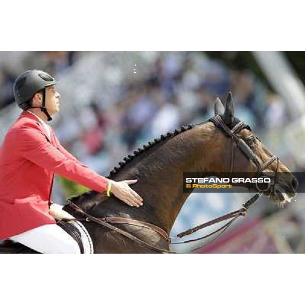 The Team of Germany wins the Nations\' Cup Christian Ahlmann on Taloubet Z Roma - Villa Borghese - 80° Csio Piazza di Siena, 25th may 2012 ph.Stefano Grasso