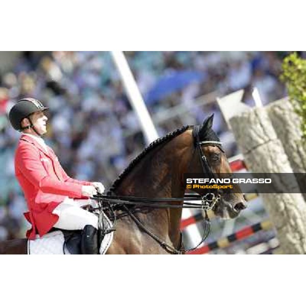 The Team of Germany wins the Nations\' Cup Marcus Ehning on Copin van de Broy Roma - Villa Borghese - 80° Csio Piazza di Siena, 25th may 2012 ph.Stefano Grasso