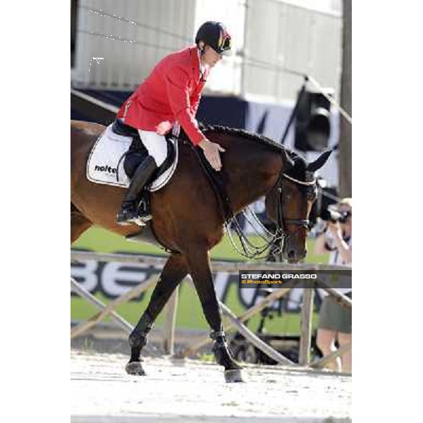The Team of Germany wins the Nations\' Cup Marcus Ehning on Copin van de Broy Roma - Villa Borghese - 80° Csio Piazza di Siena, 25th may 2012 ph.Stefano Grasso