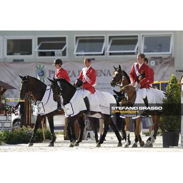 The Team of Germany wins the Nations\' Cup Roma - Villa Borghese - 80° Csio Piazza di Siena, 25th may 2012 ph.Stefano Grasso