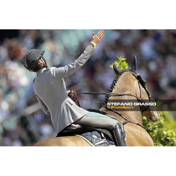 Francesca Capponi on Stallone performed a double clear during the the Nations\' Cup Roma - Villa Borghese - 80° Csio Piazza di Siena, 25th may 2012 ph.Stefano Grasso