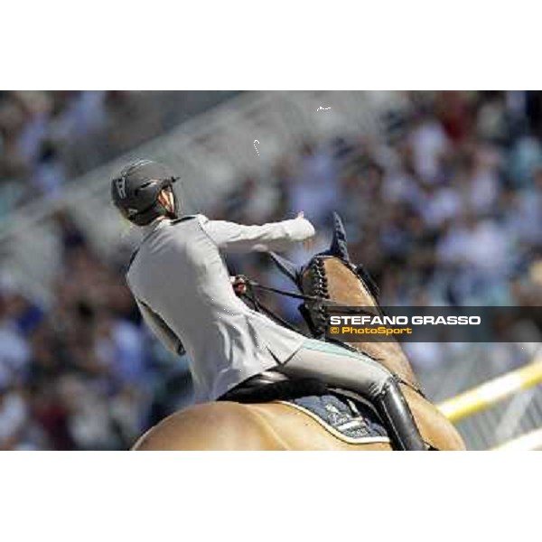 Francesca Capponi on Stallone performed a double clear during the the Nations\' Cup Roma - Villa Borghese - 80° Csio Piazza di Siena, 25th may 2012 ph.Stefano Grasso