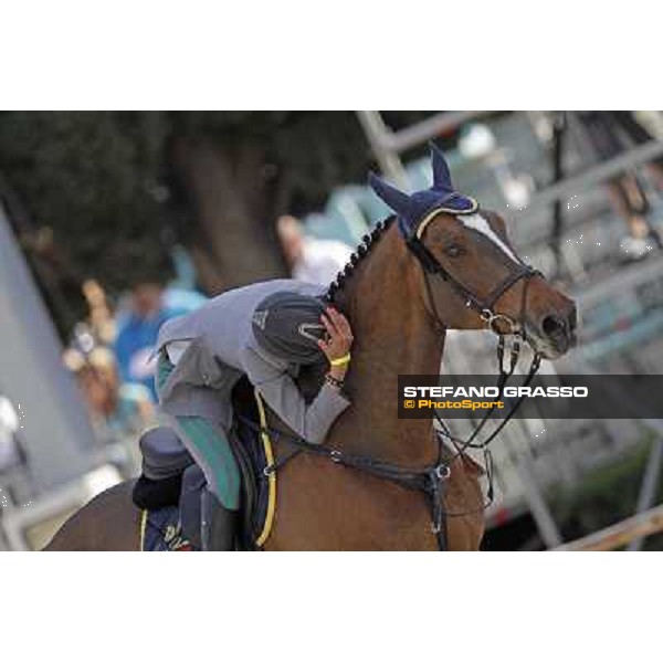 Francesca Capponi on Stallone performed a double clear during the the Nations\' Cup Roma - Villa Borghese - 80° Csio Piazza di Siena, 25th may 2012 ph.Stefano Grasso