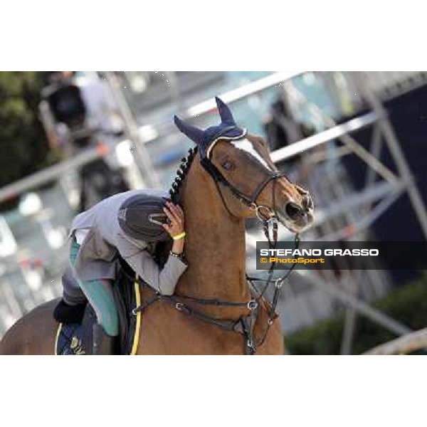 Francesca Capponi on Stallone performed a double clear during the the Nations\' Cup Roma - Villa Borghese - 80° Csio Piazza di Siena, 25th may 2012 ph.Stefano Grasso