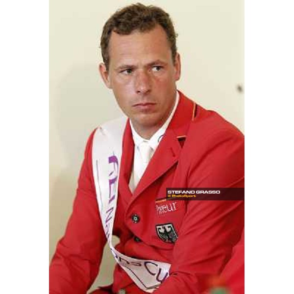 The Press conference of the Nations\' Cup won by the Team of Germany Christian Ahlmann Roma - Villa Borghese - 80° Csio Piazza di Siena, 25th may 2012 ph.Stefano Grasso
