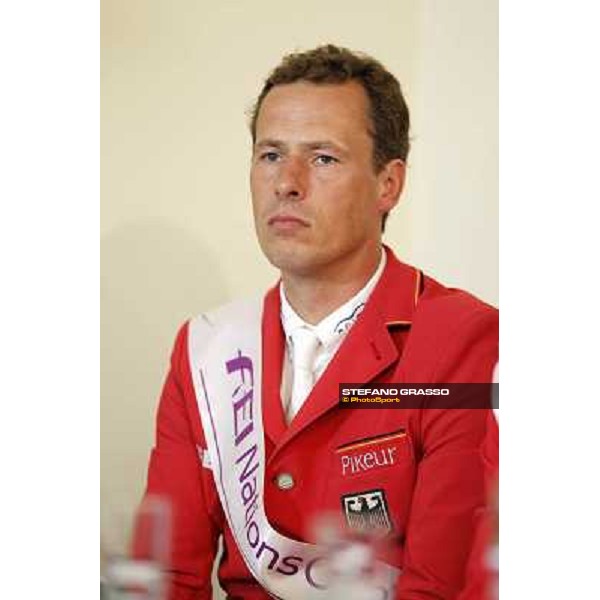 The Press conference of the Nations\' Cup won by the Team of Germany Christian Ahlmann Roma - Villa Borghese - 80° Csio Piazza di Siena, 25th may 2012 ph.Stefano Grasso