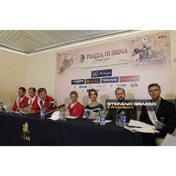 The Press conference of the Nations\' Cup won by the Team of Germany Roma - Villa Borghese - 80° Csio Piazza di Siena, 25th may 2012 ph.Stefano Grasso