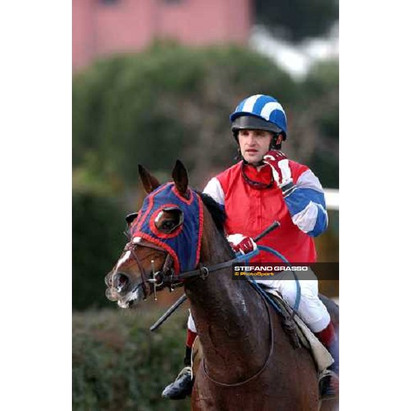 J.Kamenicek on Fortunio winners of Premio Giulio Coccia Roma Capannelle 15 gennaio 2005 ph. Stefano Grasso