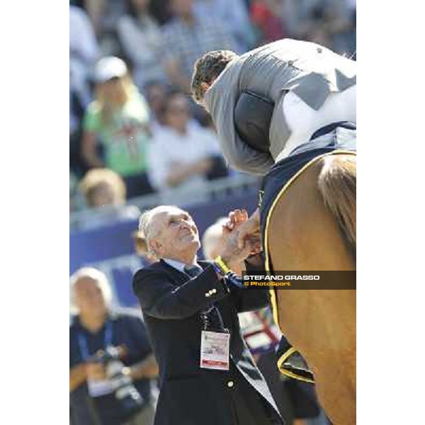 Ludger Beerbaum and Gotha win the Gran Premio Città di Roma Loro Piana Roma - Villa Borghese - 80° Csio Piazza di Siena ph.Stefano Grasso