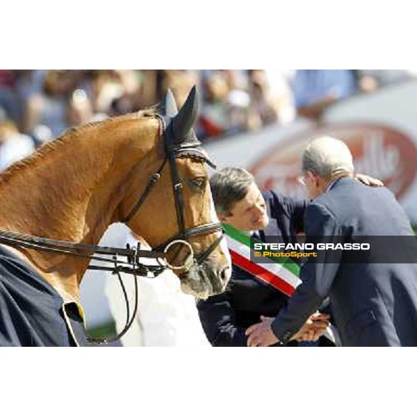 Ludger Beerbaum and Gotha win the Gran Premio Città di Roma Loro Piana Roma - Villa Borghese - 80° Csio Piazza di Siena ph.Stefano Grasso