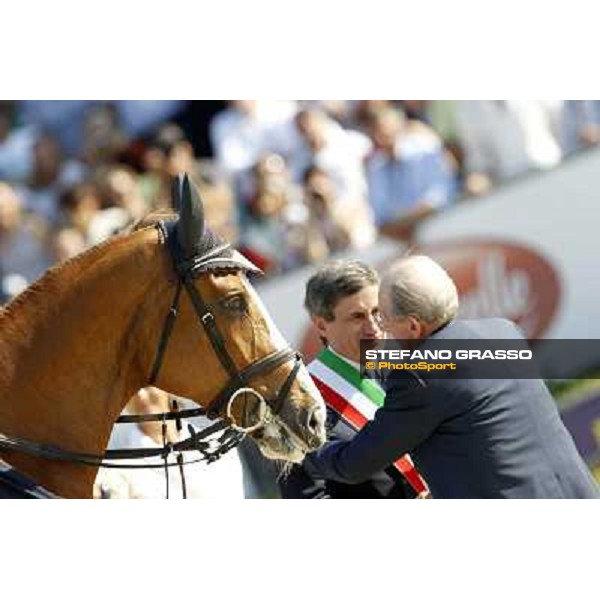 Ludger Beerbaum and Gotha win the Gran Premio Città di Roma Loro Piana Roma - Villa Borghese - 80° Csio Piazza di Siena ph.Stefano Grasso