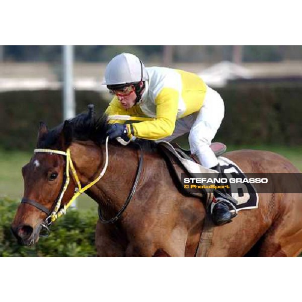 T.Boyer on Terra Romana wins Premio Guido Zibellini Roma Capannelle 15 gennaio 2005 ph. Stefano Grasso