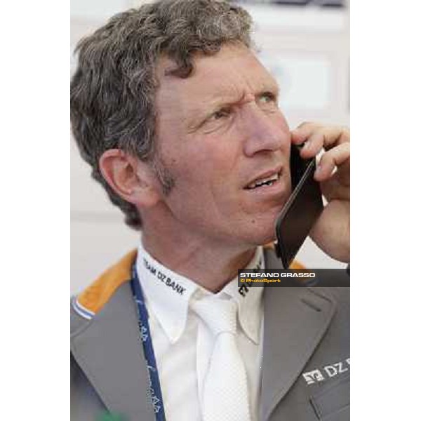 Ludger Beerbaum during the press conference of the Gran Premio Città di Roma Loro Piana Roma - Villa Borghese - 80° Csio Piazza di Siena,27th may 2012 ph.Stefano Grasso
