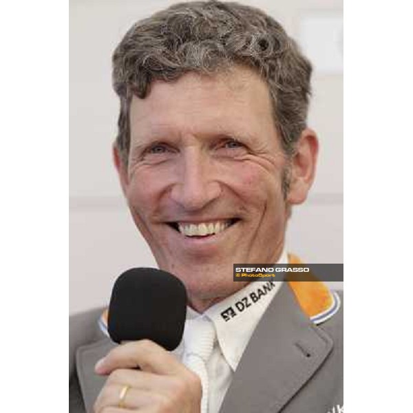 Ludger Beerbaum during the press conference of the Gran Premio Città di Roma Loro Piana Roma - Villa Borghese - 80° Csio Piazza di Siena,27th may 2012 ph.Stefano Grasso