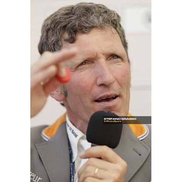 Ludger Beerbaum during the press conference of the Gran Premio Città di Roma Loro Piana Roma - Villa Borghese - 80° Csio Piazza di Siena,27th may 2012 ph.Stefano Grasso