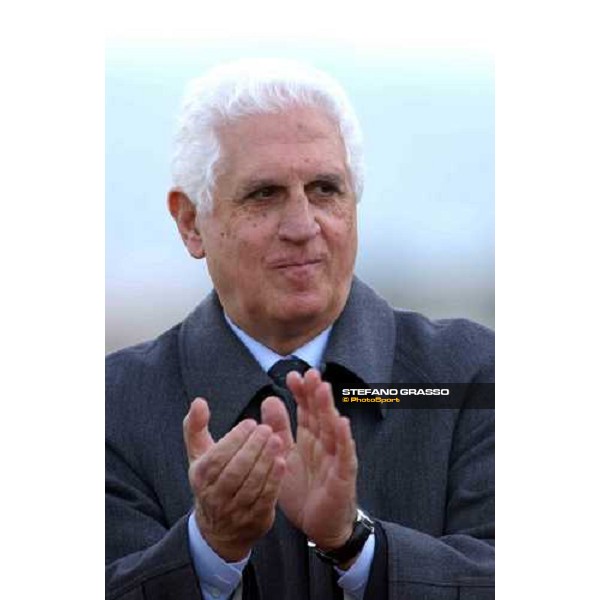 dott. Enzo Mei, President of Capannelle racetrack Roma Capannelle 15 gennaio 2005 ph. Stefano Grasso