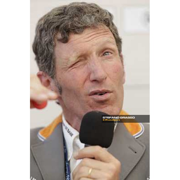 Ludger Beerbaum during the press conference of the Gran Premio Città di Roma Loro Piana Roma - Villa Borghese - 80° Csio Piazza di Siena,27th may 2012 ph.Stefano Grasso