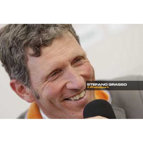 Ludger Beerbaum during the press conference of the Gran Premio Città di Roma Loro Piana Roma - Villa Borghese - 80° Csio Piazza di Siena,27th may 2012 ph.Stefano Grasso