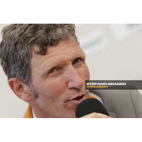 Ludger Beerbaum during the press conference of the Gran Premio Città di Roma Loro Piana Roma - Villa Borghese - 80° Csio Piazza di Siena,27th may 2012 ph.Stefano Grasso